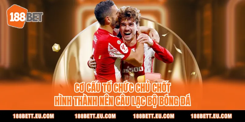 Cơ cấu tổ chức chủ chốt hình thành nên câu lạc bộ bóng đá