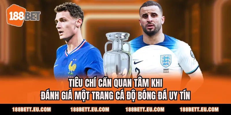 Tiêu chí cần quan tâm khi đánh giá một trang cá độ bóng đá uy tín